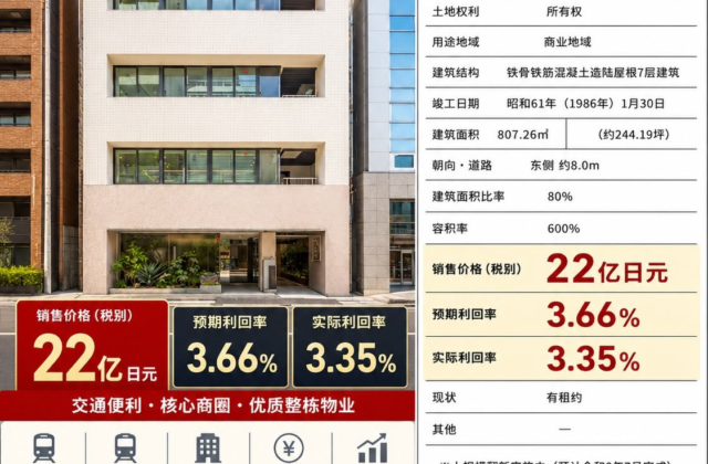 东京六本木稀缺独栋住宅｜核心地段，兼具居住与资产配置价值