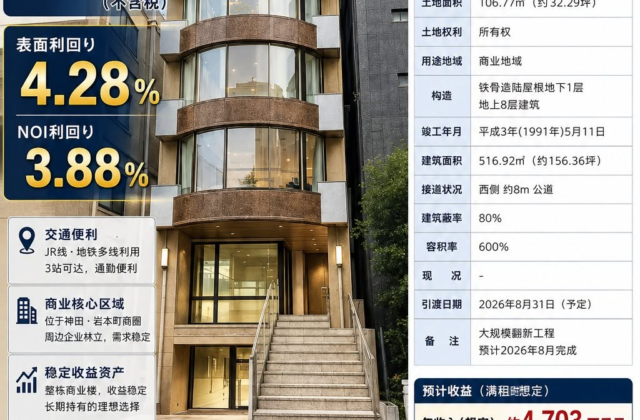 东京六本木稀缺独栋住宅|核心地段,兼具居住与资产配置价值