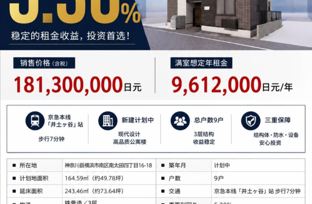 东京六本木稀缺独栋住宅|核心地段,兼具居住与资产配置价值